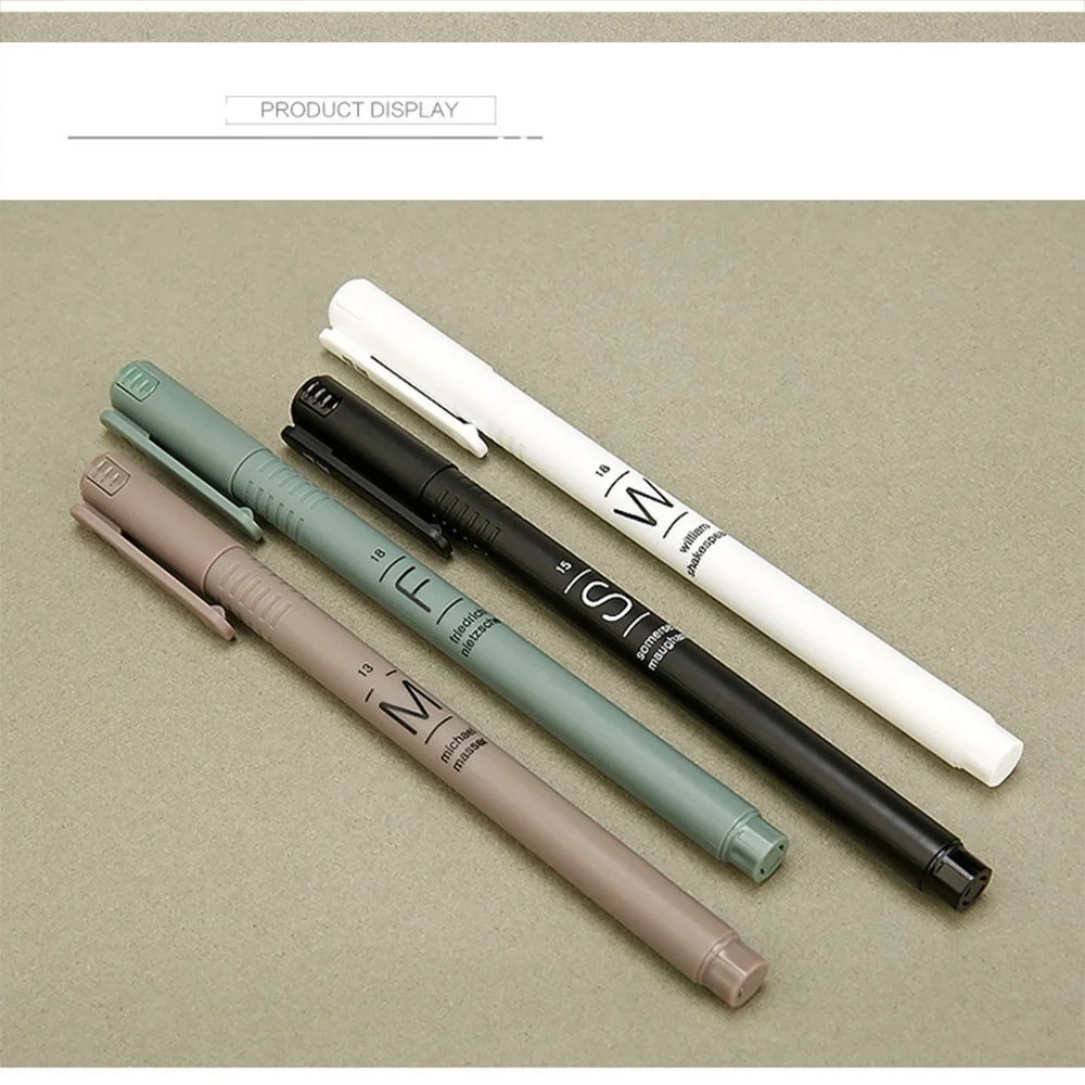 6 шт./компл. 0,35 мм запасной сменный гелевая ручка школьников Тесты несмываемые чернила углерода ручки офиса письменные шариковые ручки подарок
