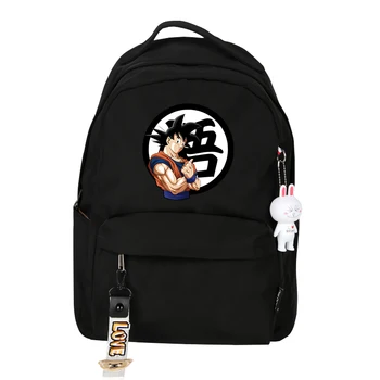 

Dragon Ball Anime Dragon Ball Super School Bag for Teenage Cool Saiyan Sun Goku Vegeta Printing Children Backpacks Rucksack