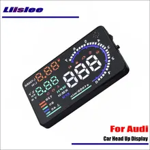Liislee For Audi R8 2015 2016 – OBD2 Overspeed Warning Screen Projector Car Head Up Display Saft Driving Reflecting Windshield