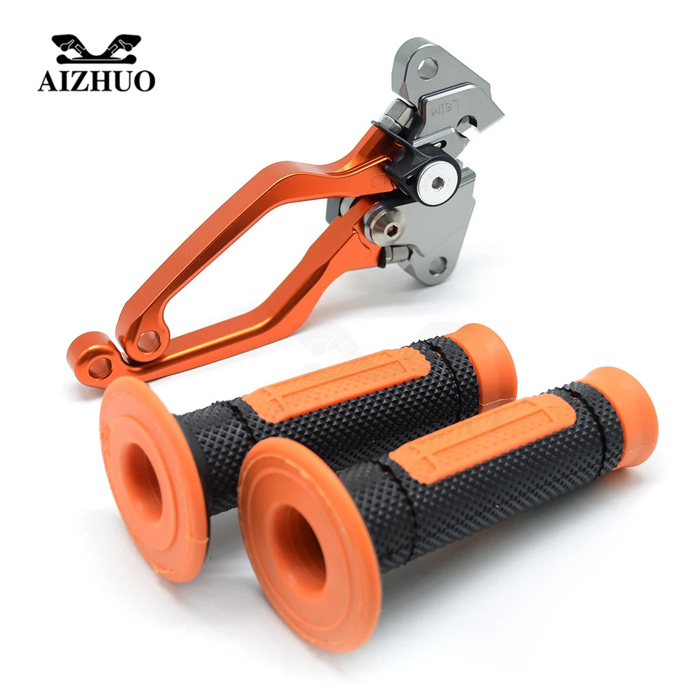 

Motocross Pivot Brake Clutch Levers Dirt Bike Handle Bar Hand Grips Set For KTM 400XC-W 400EXC-R (SIX DAYS) 450SMR