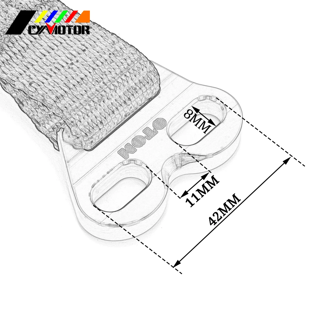 Мотоциклетный спасательный Потяните пучок ремня тяга поводки ссылка Ropr шнур для KTM KAWASAKI SUZUKI HONDA YAMAHA EXC YZF KXF 125 250 350 450