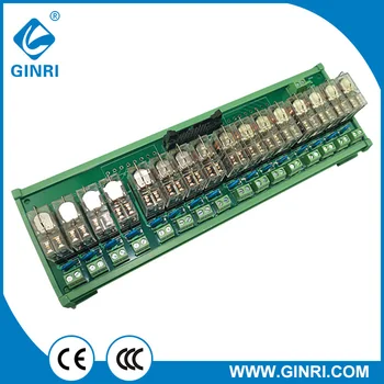 

MIL/IDC Connector 16 Channel 1a OMRON Relay Module (PLC Output Amplified Board) JR-B16LC-P/24VDC