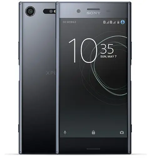 Разблокированный смартфон sony Xperia XZ Premium G8141 XZP с одной sim-картой 5," ram 4 Гб rom 64 Гб 4G 4GLTE Android Octa Core wifi - Цвет: Черный