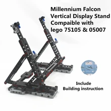 Présentoir Vertical Falcon de la république, compatible avec Lego 75105 ET 05007 blocs de construction, briques avec instructions de construction ET