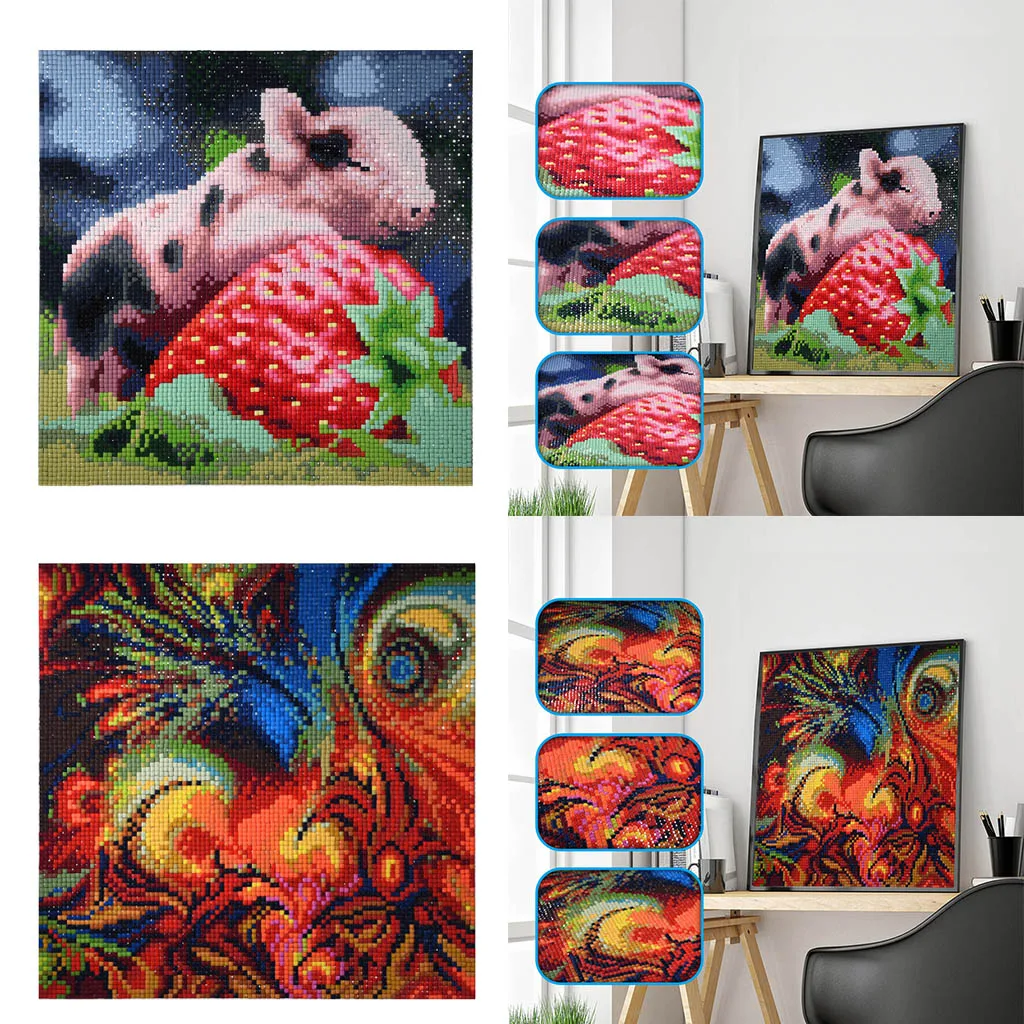 Full Drill DIY 5D Diamond Painting Embroidery Cross Stitch Kits Home Decor Tool
