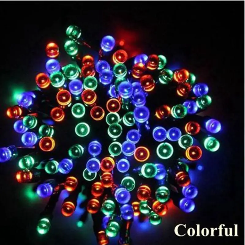 DC5V USB Powered 20m 200led Waterproof Black Line  Led String Light For Outdoor Wedding Christmas Tree Garden Holiday Decoration