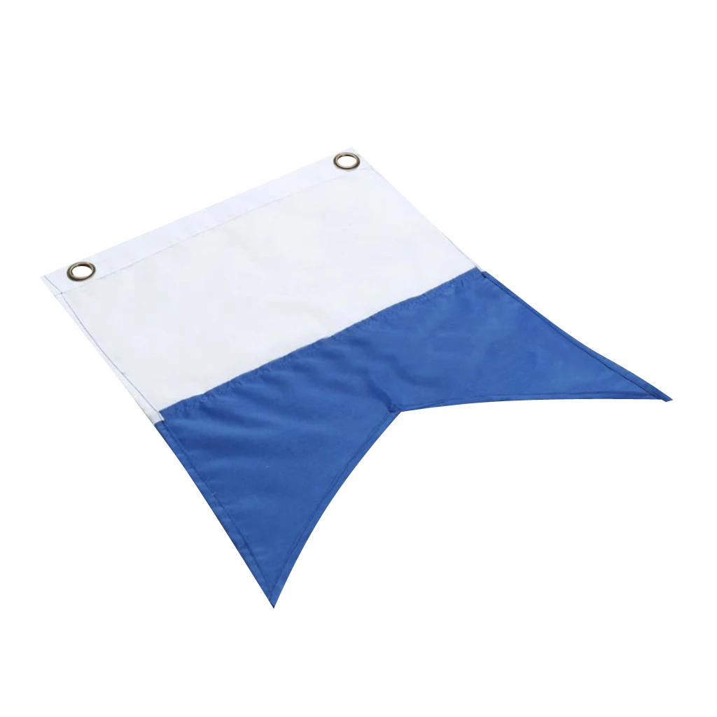 Polyester Dive Boat Flag Banner Underwater Scuba Diving Floating Spearfishing Diver Sign with Metal Grommets Accessory 60x72cm 