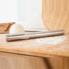 1 шт. Нержавеющая сталь Фондант Роллинг Булавки выпечки грубые глины пиццы паста ролик антипригарным торт Интимные аксессуары