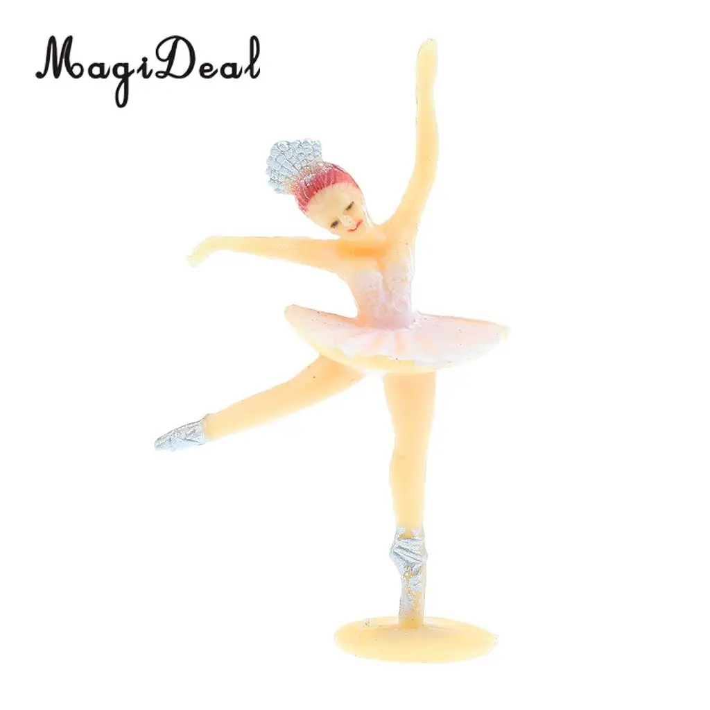 MgaiDeal 12pcs Mini Ballerina Dancing Girl Baby Shower Favors Party Table Decor Supplies Lightweight and Durable Girl Confetti
