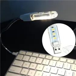 Мини USB ночник В 5 в Лампа Холодный/теплый свет лампа для чтения гаджет Ноутбук power Bank компьютер ноутбук Лидер продаж