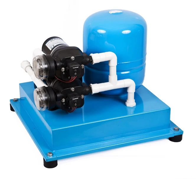 SURFLO система бустера воды-усилитель высокого объема AC DC электрический мембранный насос резервуар под давлением воды 9GPM 35LPM 40PSI