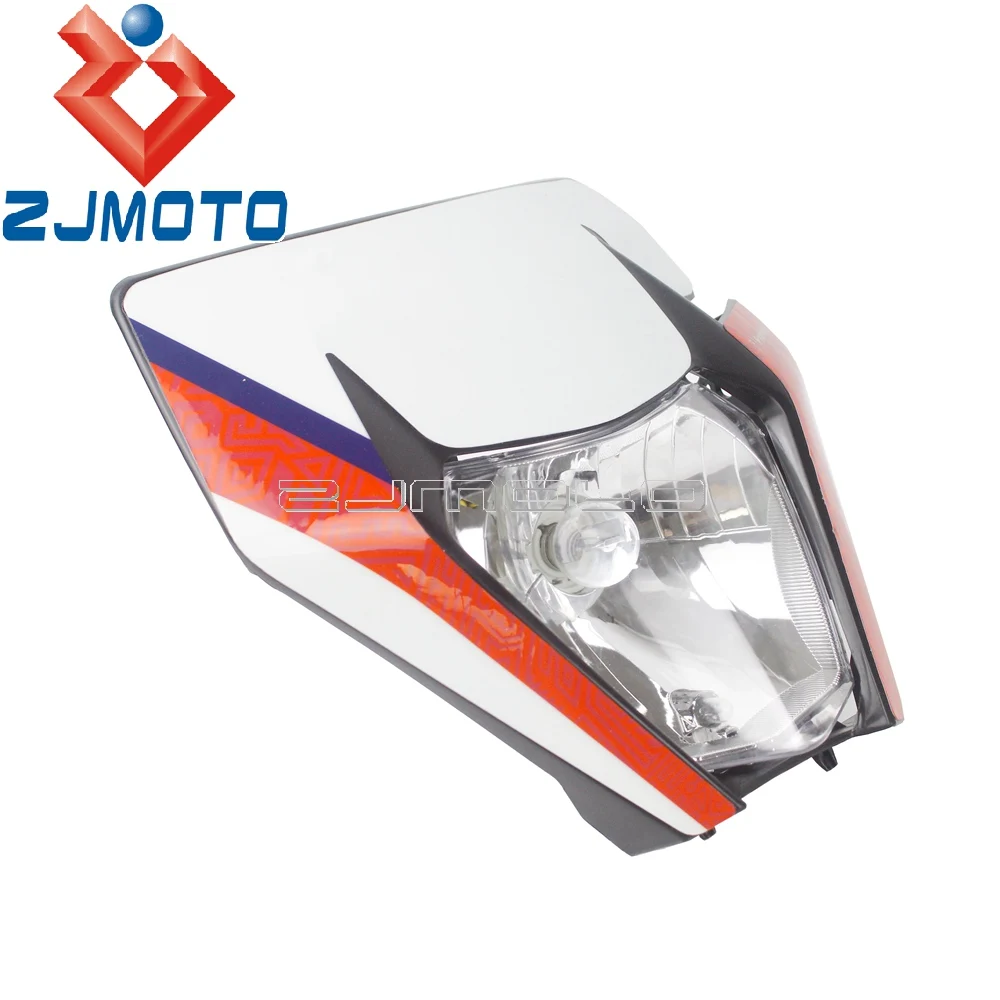 Байк фара Наклейка на обтекатель Emark фара маска для KTM Yamaha Kawasaki EXC 500 300 MX XCF SXF SX SMR YZ YZF WR KX KLX
