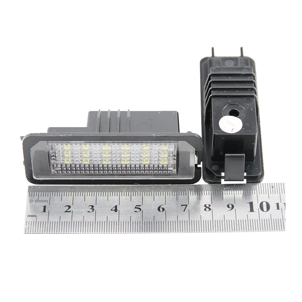 2X18SMD светодиодный номерного знака светильник для VW Golf 6 VI 5 V GTI MK4 MK5 MK6 Eos lipo Scirocco Seat