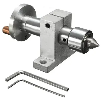 

New Adjustable Double Bearing Live Revolving Centre DIY For Mini Lathe Machine Woodworking Tool