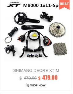 SHIMANO DEORE XT M8000 Группа комплект 32T 34T 170 175 мм шатун горный велосипед Группа Комплект 1x11-скорость 40T 42T 46T M8000 переключатель тормоза