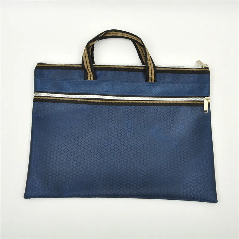 Business Office Doent Bag Waterproof Oxford Zipper File Lightweight Men Meeting Handbag Classic Cloth Briefcase 214924 Leather Goods