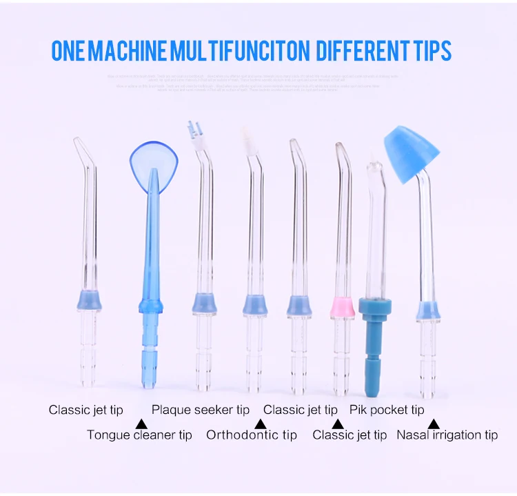 100 шт. водный Флоссер Flycat FC168 ирригатор для полости рта 600 мл резервуар 8 шт. струйные наконечники Стоматологическая Флоссер мощность струи воды переносной оральный глубокий