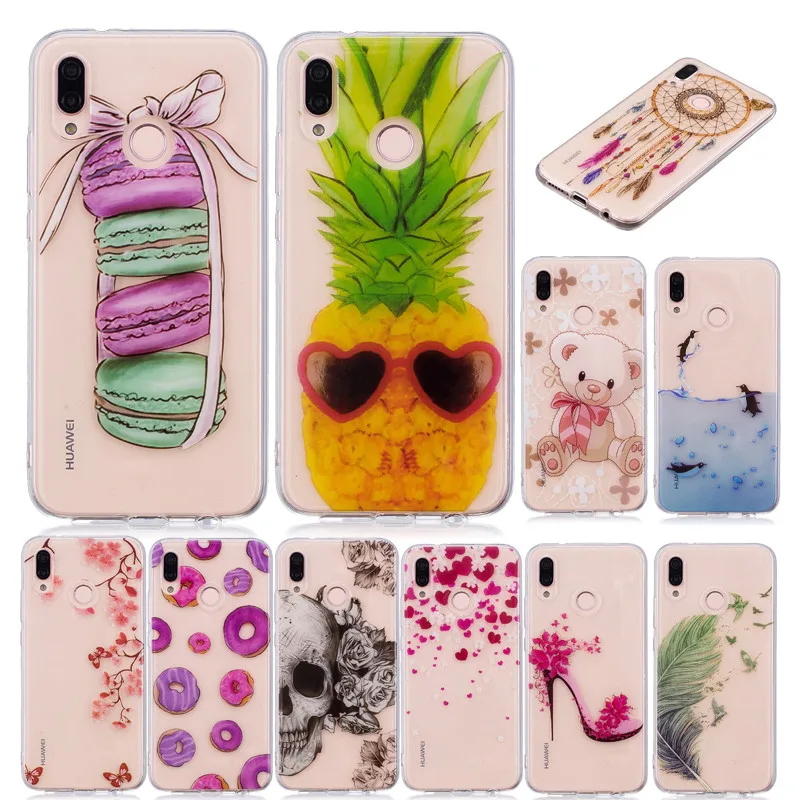 

Huawei P20 Lite Silicon Case Cartoon Anime Silicone TPU Soft Back Cover Case for Huawei P20 Lite P20Lite Phone Bags Protector