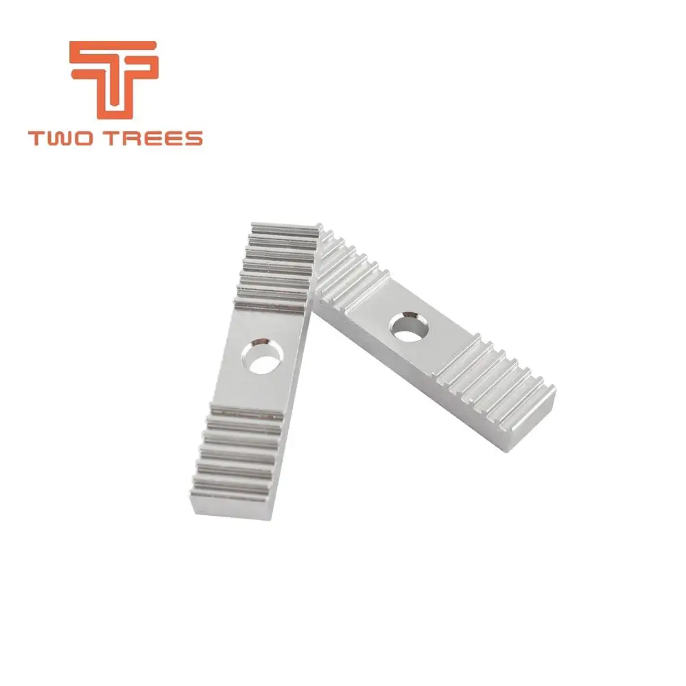 2 шт. алюминиевый сплав шаг зуба 2 мм алюминиевый лист Reprap GT2 Ремень ГРМ фиксирующий Зажим фиксированный зажим 9*40 мм CNC для принтера