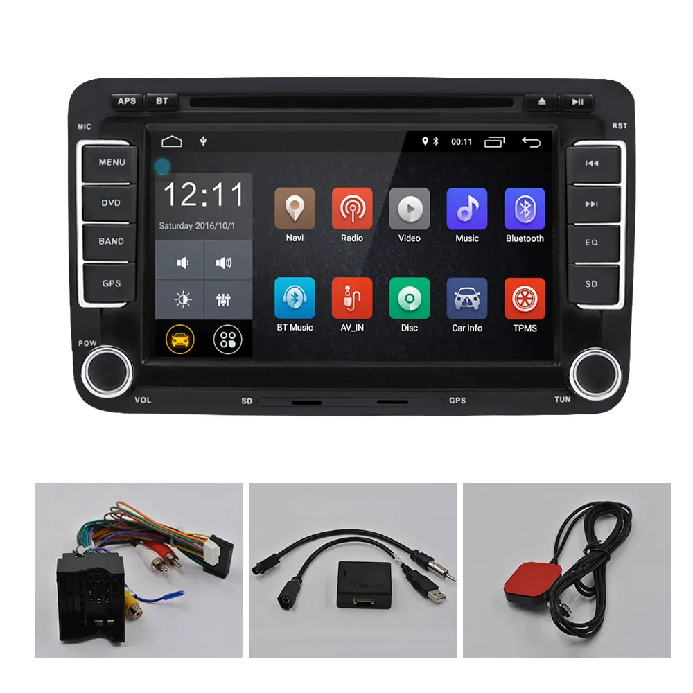AMPrime 2 Din Автомобильный dvd плеер Android автомобильный Радио gps навигация аудио стерео
