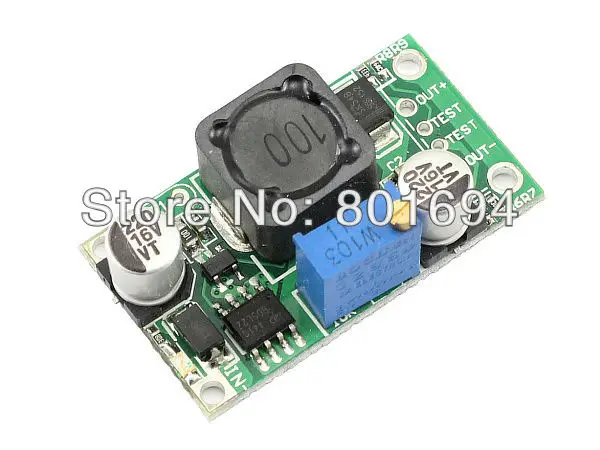 

DC-DC Lithium Battery Boost Converter Module 2-6V 3V to 5V 3.3-9V 2A Power Supply Board