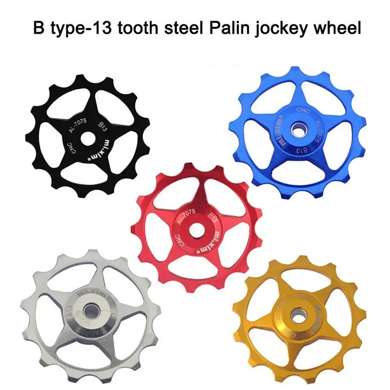 2Pcs 13T MTB Jockey Wheel Bicycle Bike Rear Derailleur Pulley Guide Roller