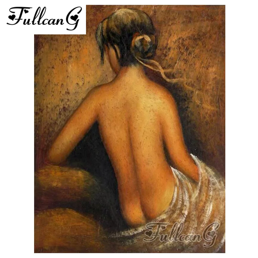 

FULLCANG full square/round drill 5d diy diamond painting "sexy woman" embroidery rhinestone cross stitch kits home decor FC064