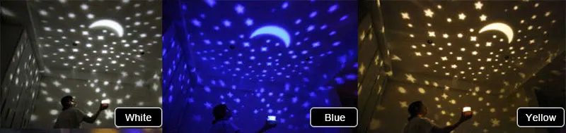 LED Night Light Romantic Starry Sky Rotate Projector Lamp Universe LED Lamp Novelty Baby Colorful Light For Kids Birthday Christmas Gift (9)