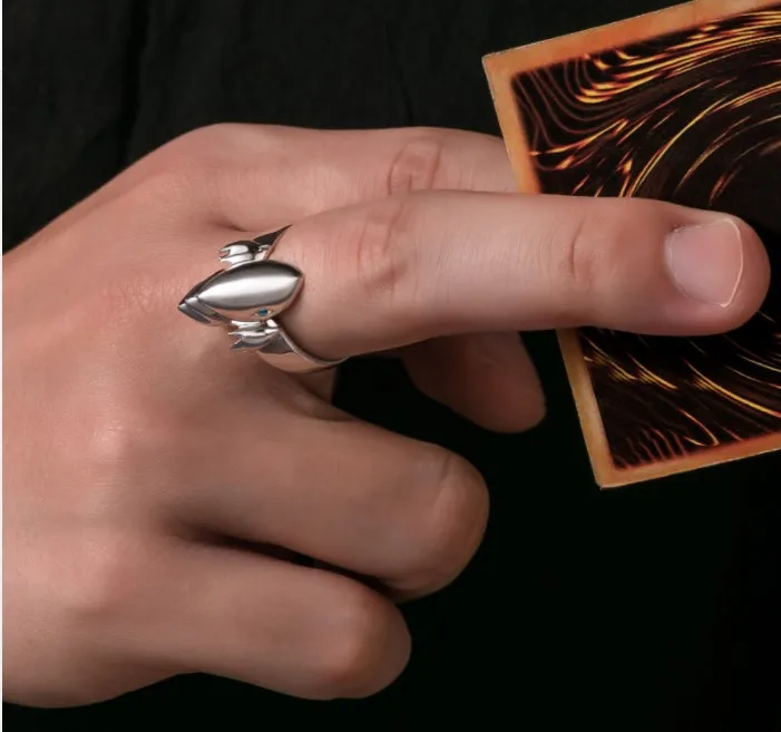 925 пробы кольцо Yu Gi Oh Zexal White Dragon сэто Кайба Yugioh|Кольца| |
