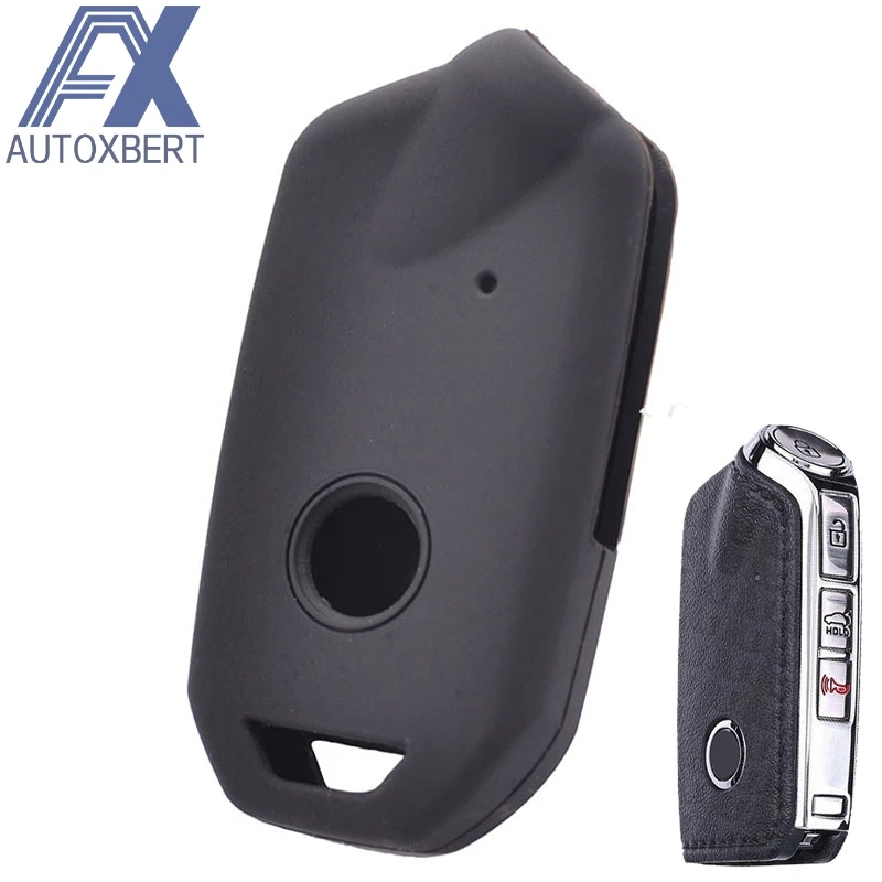 

AX Silicone Remote Key Case Fob Shell Cover For Kia Stinger K900 Skin Holder Protector
