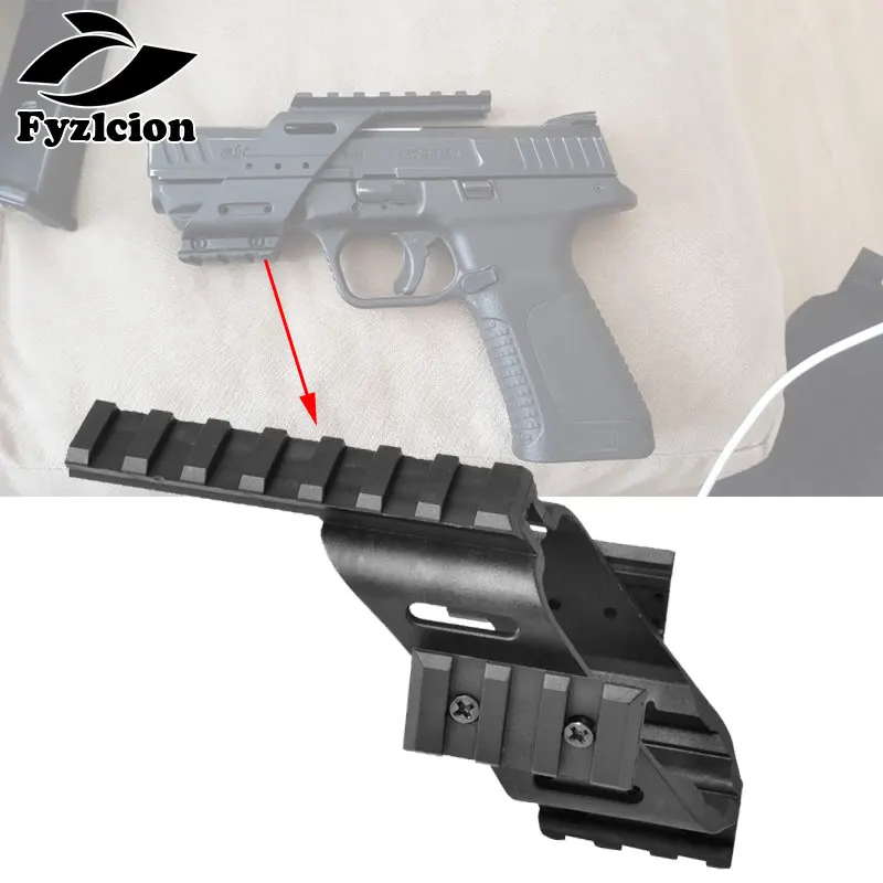 

Tactical Pistol Scope Sight Laser Light red dot sight lighting hunting Mount With Quad 7/8" Weaver & Picatinny Rail Gl 17 5.5