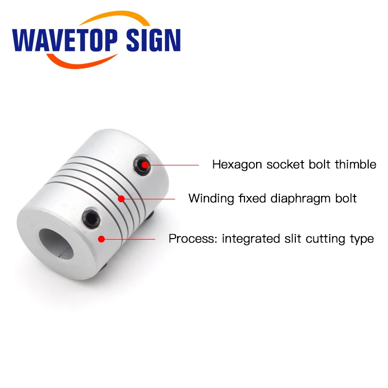 WaveTopSign гибкий соединительный кодер из алюминиевого сплава обмотка шагового
