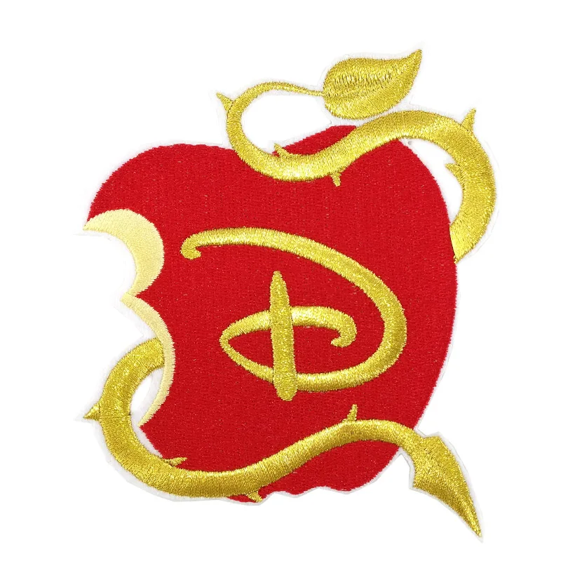 

4" Descendants TV Series Movie Cartoon applique Embroidered sew on/ iron on patches for clothing