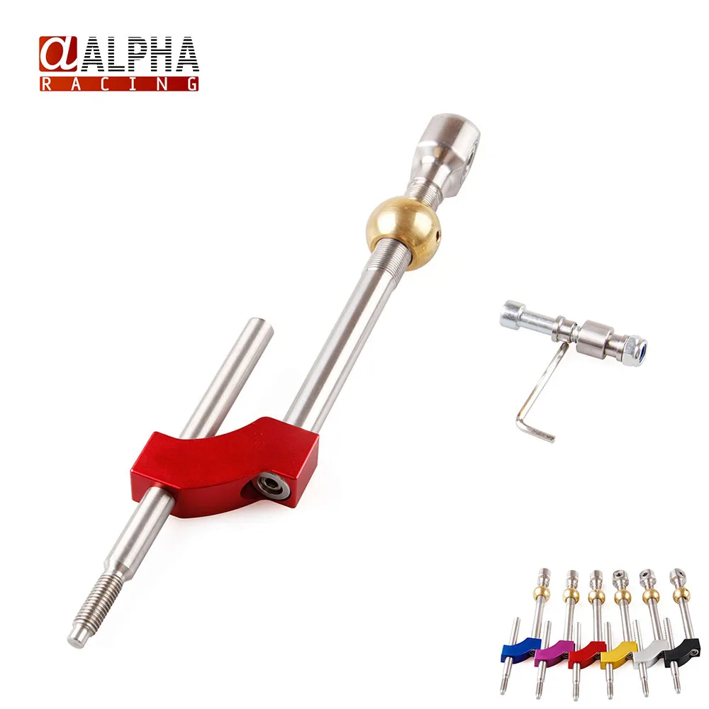 Alpha Racing High Quality stainless steel Auto Gear Shift Knob Extender