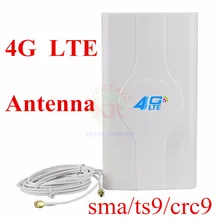 4G LTE Антенна 40dBi SMA ts9 crc9 разъем беспроводной 4G маршрутизатор Антенна для zte huawei 3g модем антенна ts9 crd9 sma разъем