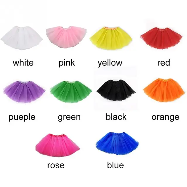 Sweet Kids Baby Girls Pure Color Satin Tutu Skirts Cute Princess Kids Clothes Birthday Gift Toddler Wedding Party Dancewear