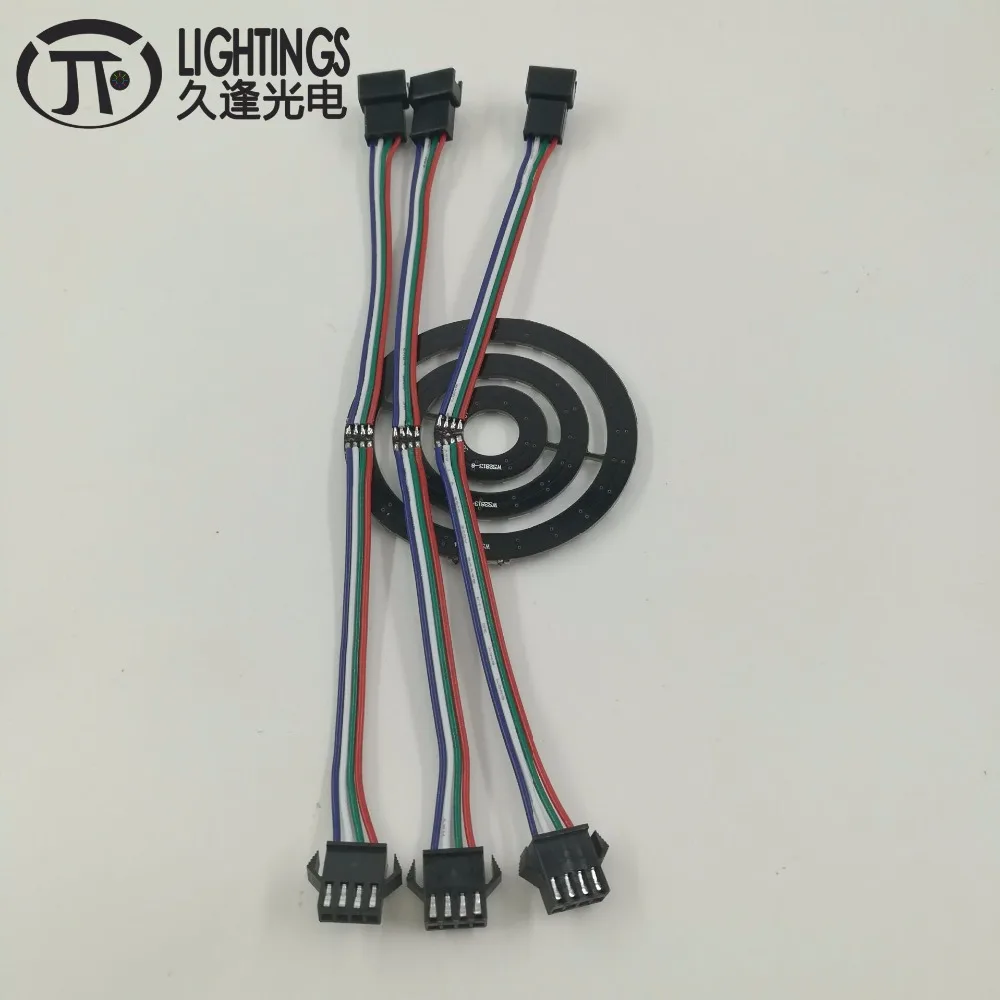 WS2813 Кольцо Новый WS2812B 8 16 24 48 бит 5050 RGB адресное светодиодное кольцо светодиодная