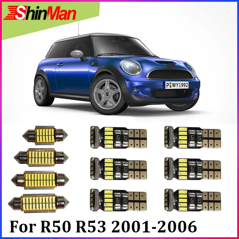 Us 22 1 15 Off Shinman15x Error Free Led Car Light Interior Light Led Conversion Kit For Mini Cooper R50 R53 S Jcw 2001 2006 Accessories In Signal
