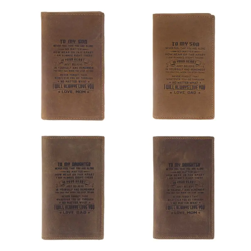 Gift for Son I Love You so from Dad Brown Wallet Birthday Gift Leathrr to My Son