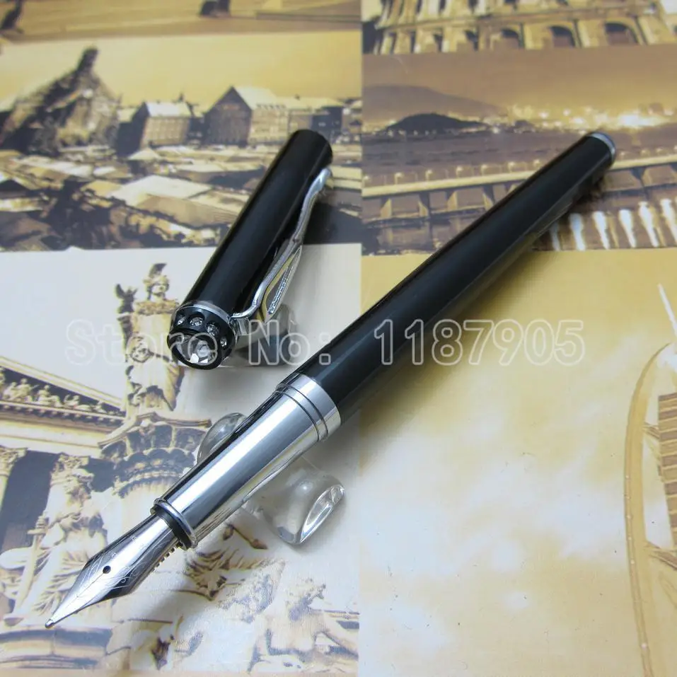 

JinHao Black and Silver Pen Diamond diamond series Fountain Pen Jh158113