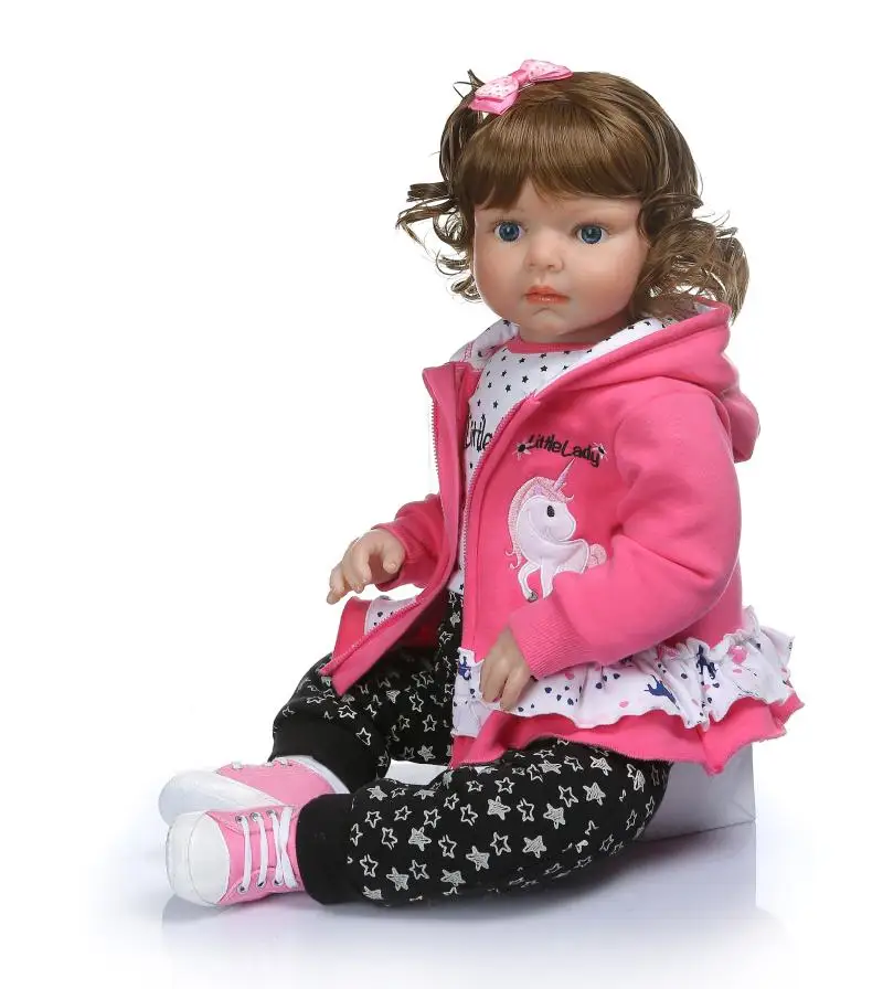 Кукла-реборн 70 см, силиконовая кукла-Реборн, восхитительная, Реалистичная, для малышей, Bonecas, для девочек, menina de Toys, кукла, Juguetes Brinquedos