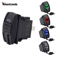 Автомобильное зарядное устройство с 2 портами USB 12-24 В 3.1A автомобильное зарядное устройство мини розетка для автомобильного прикуривателя Зарядное устройство