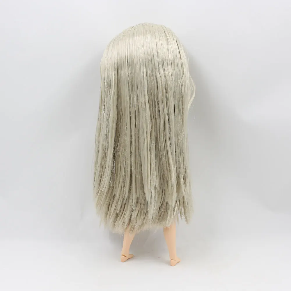Кукла blyth joint body dolls, фабрика 260BL8003, серебряные волосы, белая кожа, стол для тела, для 1/6, кукла, подарок для девочки, сделай сам, BJD