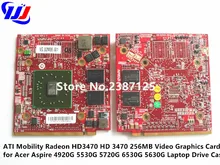 ATI Mobility Radeon HD3470 HD 3470 256MB Video Graphics Card for Acer Aspire 4920G 5530G 5720G 6530G 5630G Laptop Drive Case