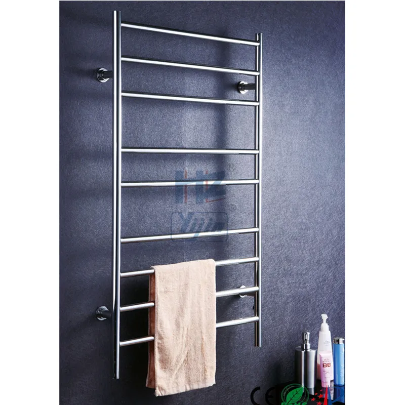 

Bathroom accessory ladder wall mounted heated towel rail towel warmer towel rack towel dryer with round bar HZ-928A