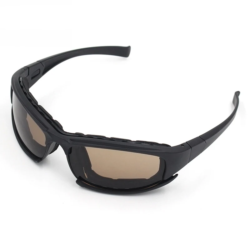 

Motorcycle Riding wind-proof x7 PC - mirror shooting tactical glasses Resistant Padded Comfortable Windproof Scooter Sun glasses