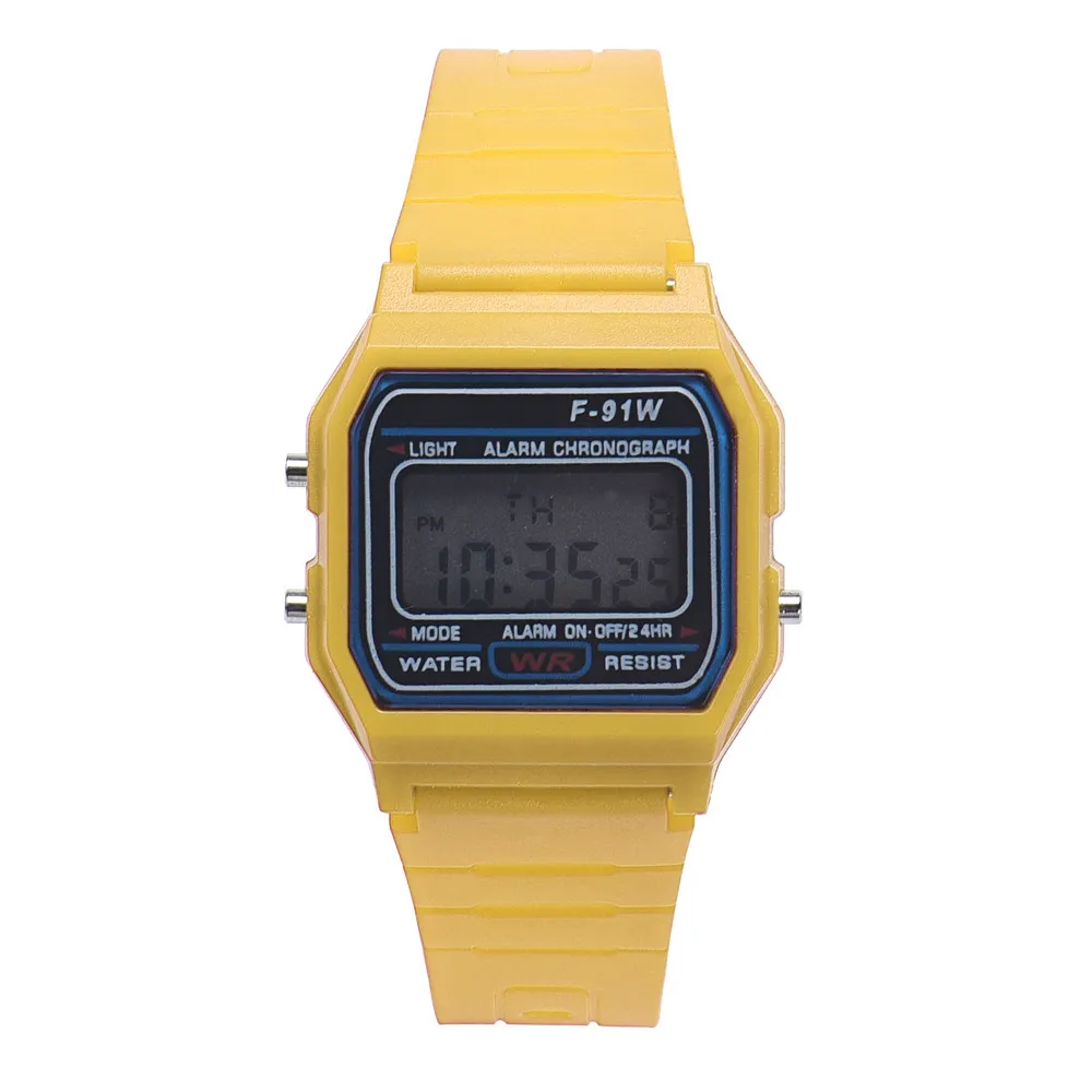 

Sport Wrist Watch Kids Gift Children Watches Transparent Color Digital LED Alarm Date Silicone Sports Watch Relogio Clock