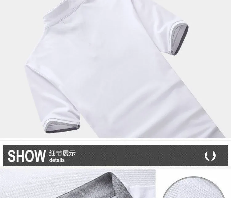 Новинка, модная рубашка поло с коротким рукавом, мужская хлопковая рубашка поло, Мужская рубашка поло размера плюс 7XL 6XL 5XL 4XL XXXL XXL-M, 3 цвета
