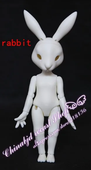 Кролик 1/6 BJD SD питомец Кукла тело девочки мальчики фигурки из смолы подарок на день рождения Рождество дополнительный шар шарнирная кукла|Куклы| | АлиЭкспресс