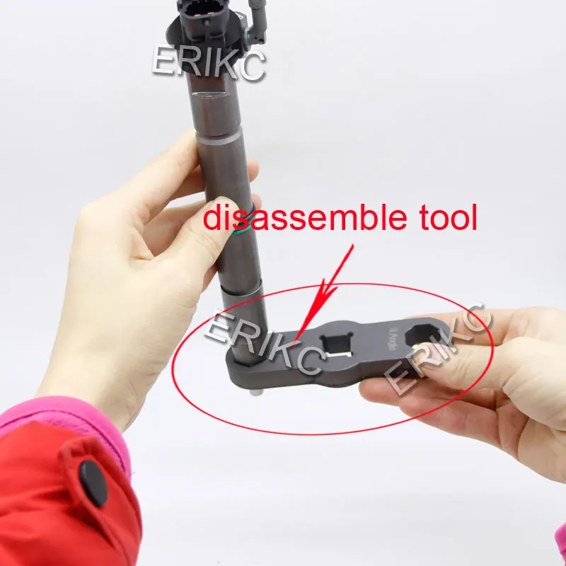 ERIKC 8 and 6 Angles Nozzle Nut Remove Tool E1023510 CR Fuel Injector Disassemble Removal Steel Nozzle Cap Tool for Bosch Piezo (4)